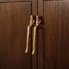 Modern Copper Drawer Handles Creative Long Pulls for Wardrobes and Kitchen Cabinets