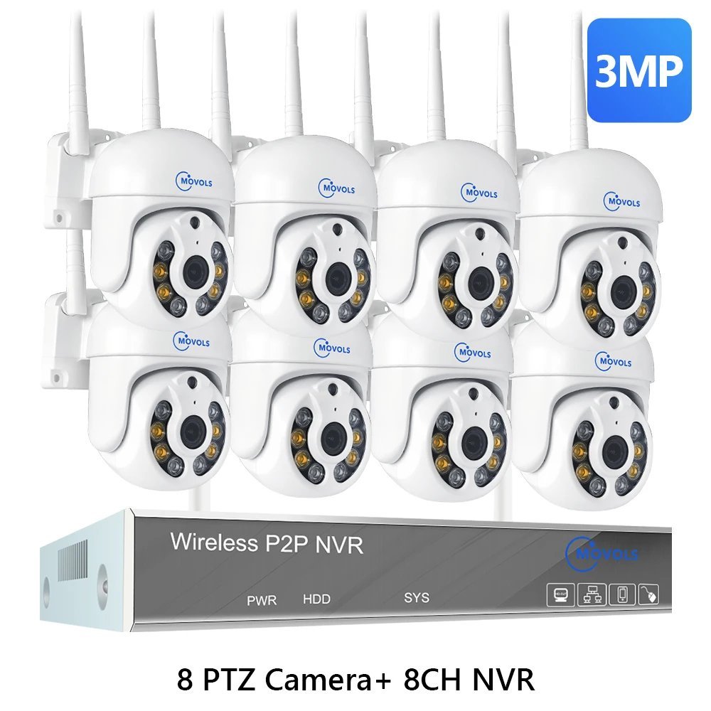 10CH 3MP With 8 PTZ
