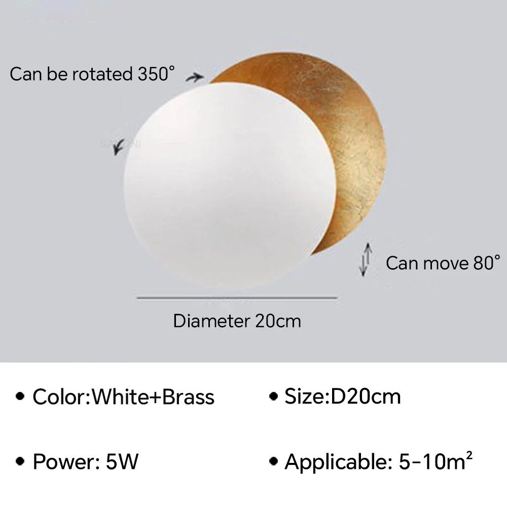 White Brass 20cm