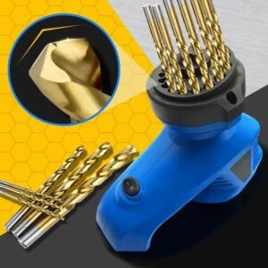 Ultimate Power Drill Bit Sharpener 3 to 12mm Twist Bits with 19 Grinding Holes