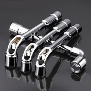 TUOSEN Double Head L Type Pipe Perforation Elbow Wrench Hexagon Socket Spanner
