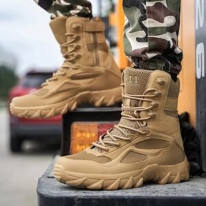 Men's Waterproof Tactical Boots Lightweight Special Forces Non-Slip Outdoor Field Boots