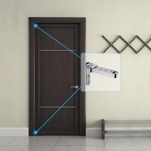 Invisible Door Hinges 2-Piece 3D Adjustable Rotary Concealed Hinges for Furniture