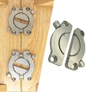 Professional Tabletop Connector Fasteners Furniture Hinges and Desk Buckles for Cabinets, Shelves and Woodworking Projects