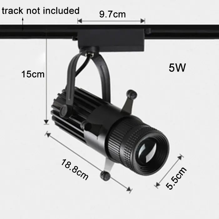 black track lamp 5W