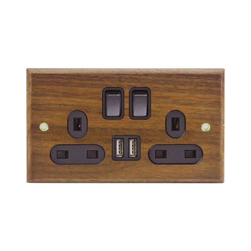 UK double socket