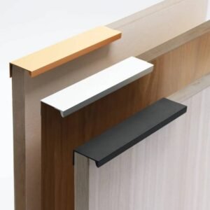 Sleek Simplicity Stainless Steel Cabinet Pulls Drawer Knobs in Black and Silver