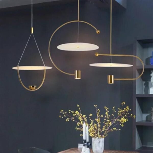 Modern Acrylic LED Chandelier Nordic Pendant Light for Dining and Bedroom